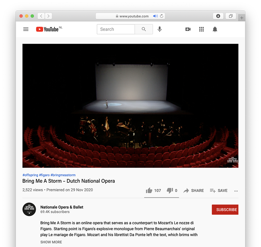 Full opera on Youtube